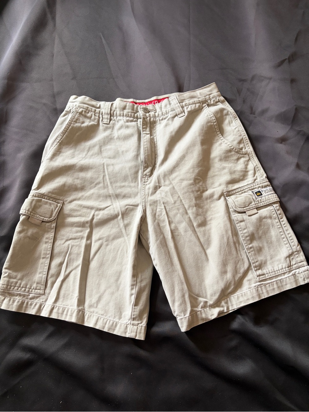 Quiksilver Men's Cargo Shorts in Light Khaki